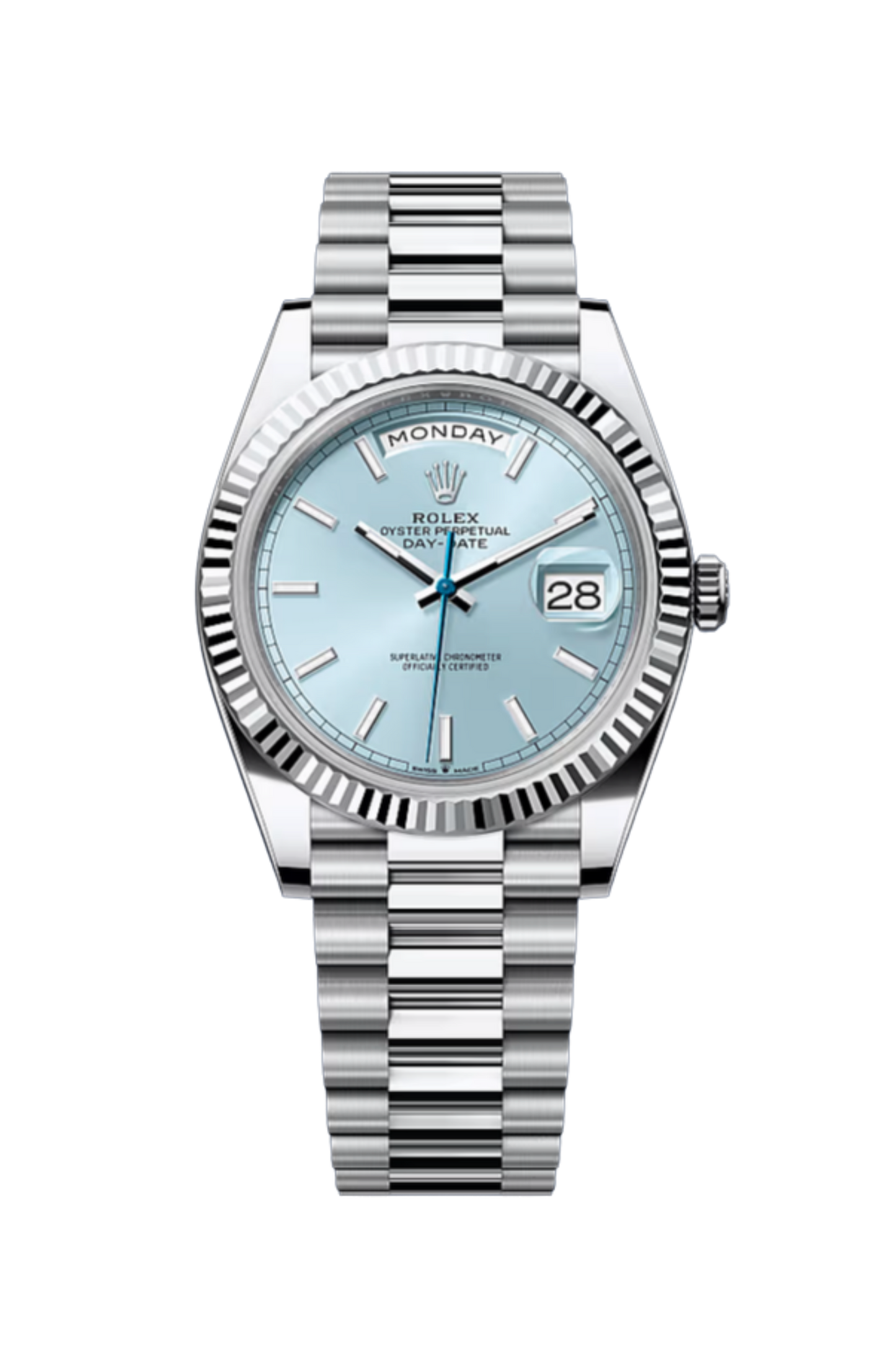 Day-Date 40 Platinum Ice Blue