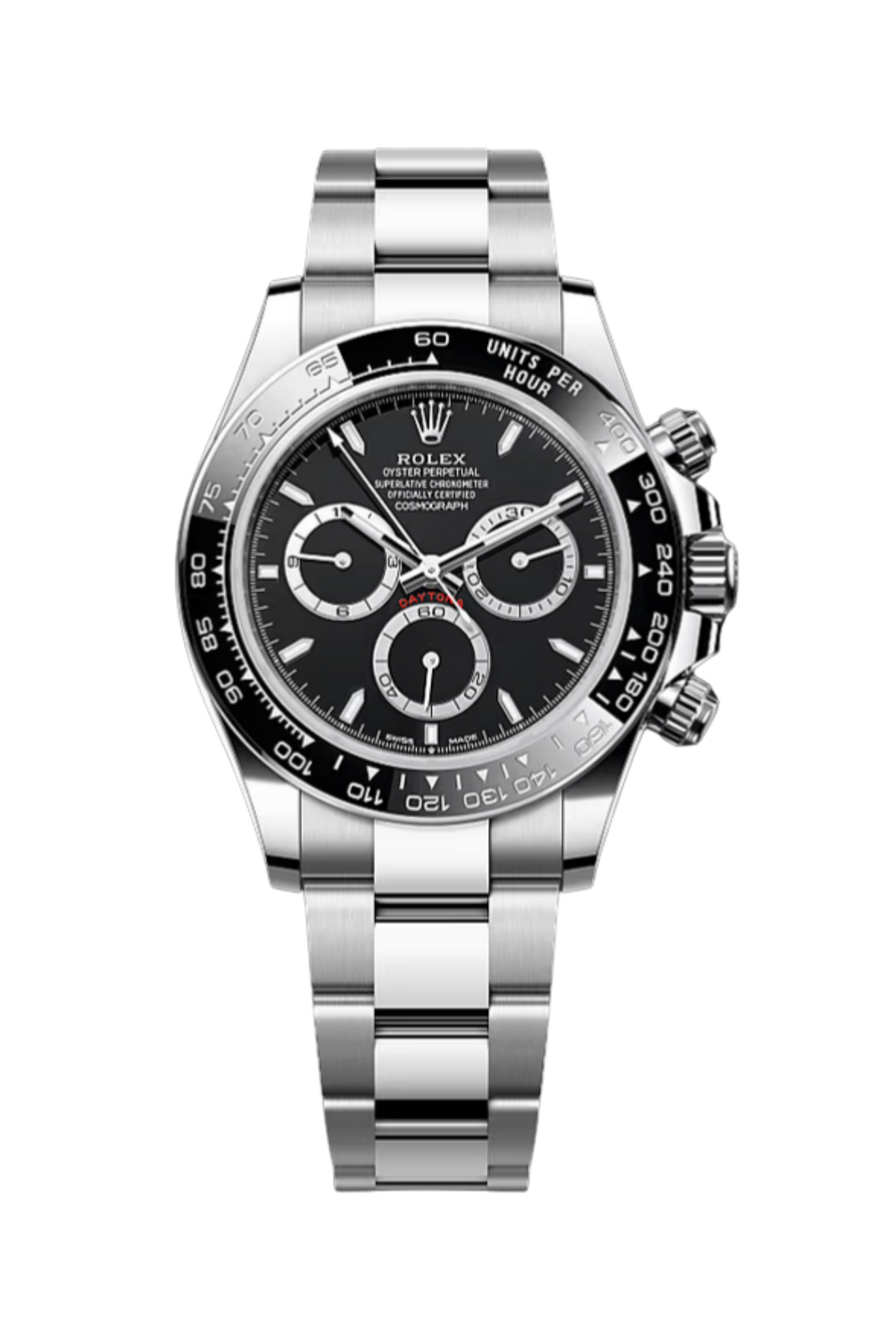 Cosmograph Daytona Oystersteel Black Dial