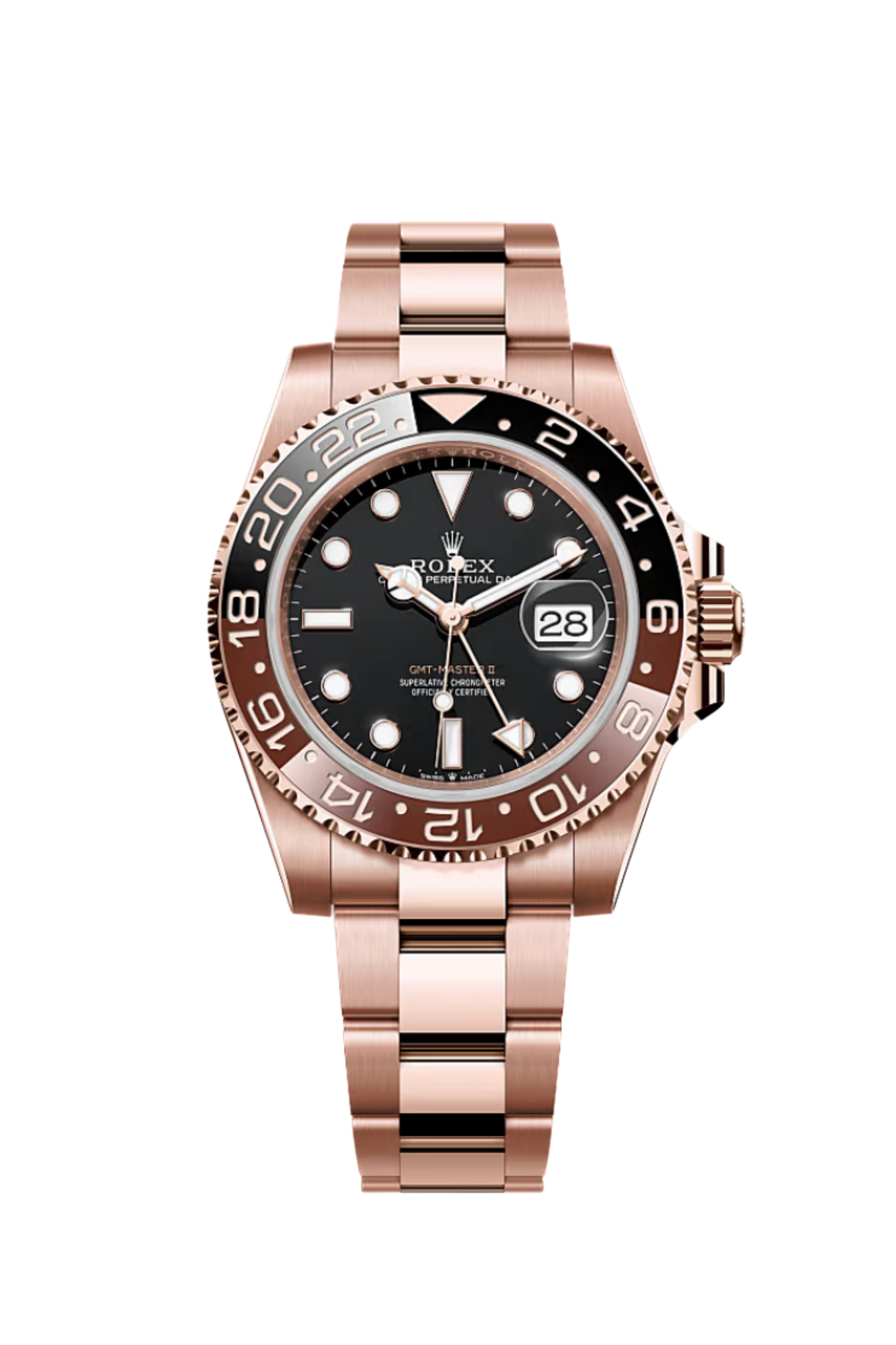 GMT Master II Oyster 40 Everrose Rootbeer