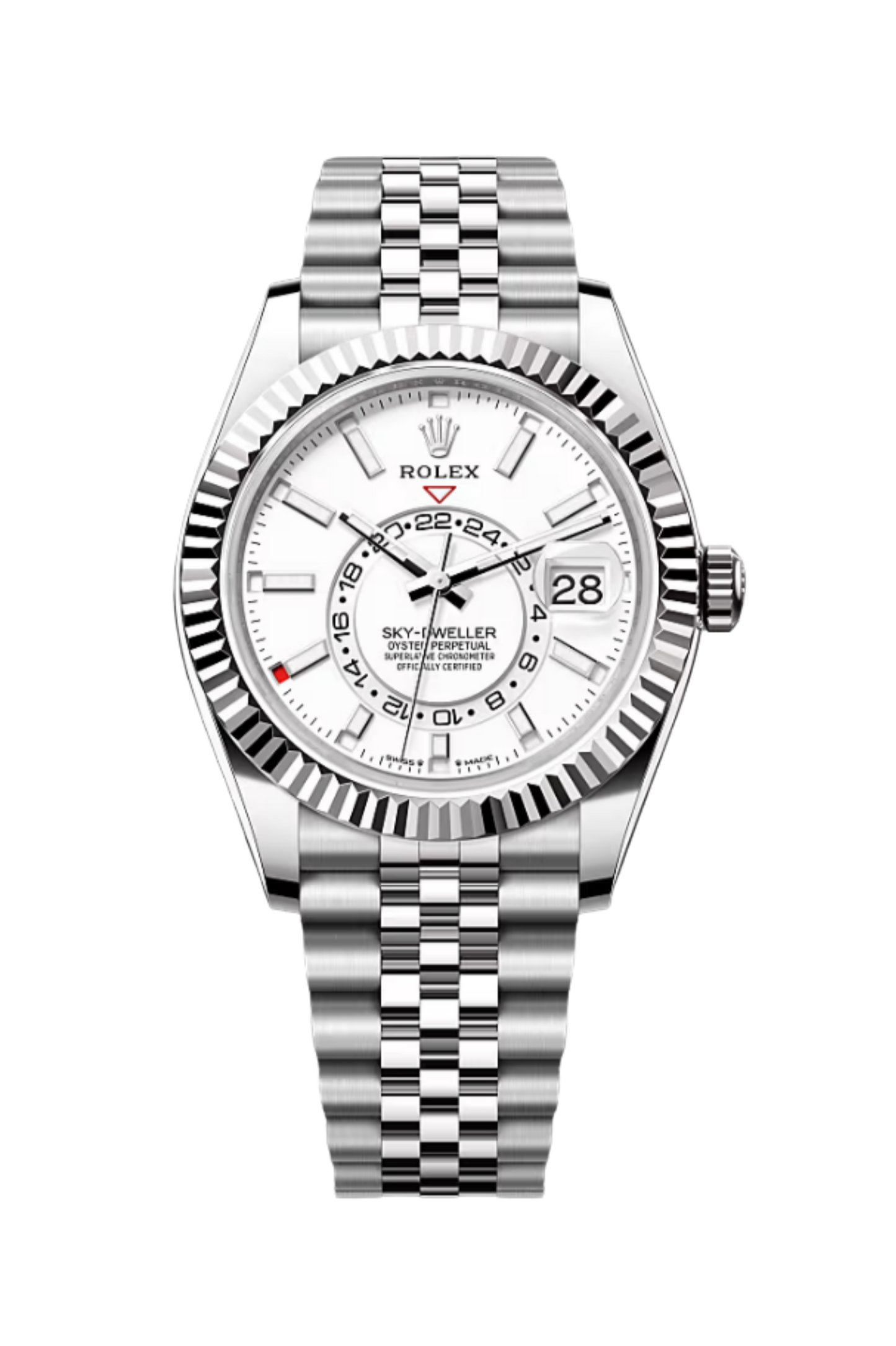 Sky-Dweller Oystersteel Jubilee White