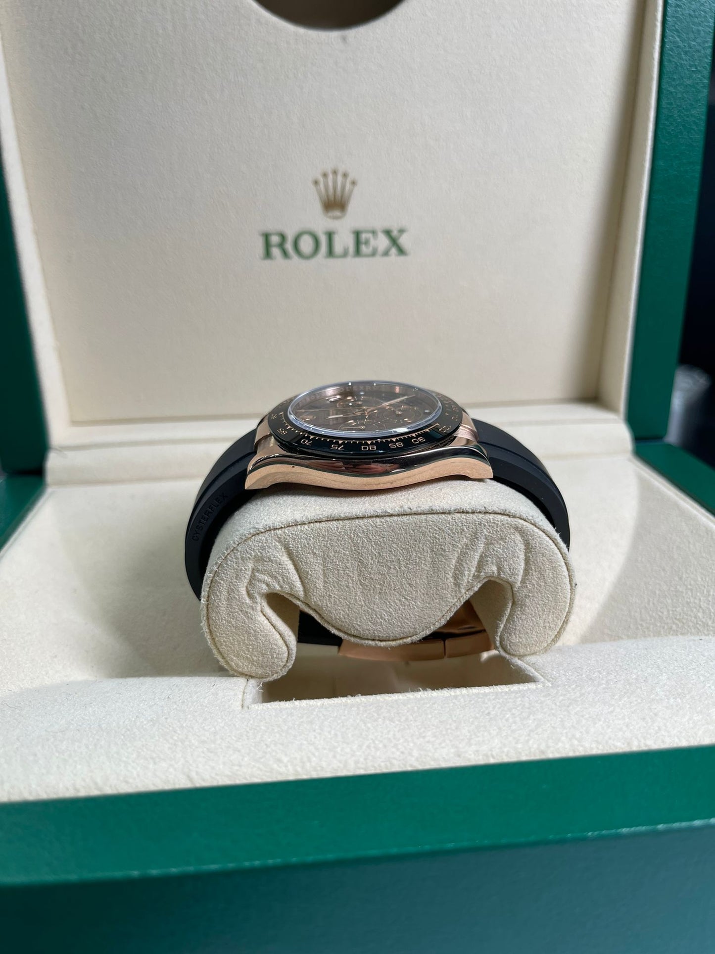 Daytona Oysterflex Chocolate Arabic Dial