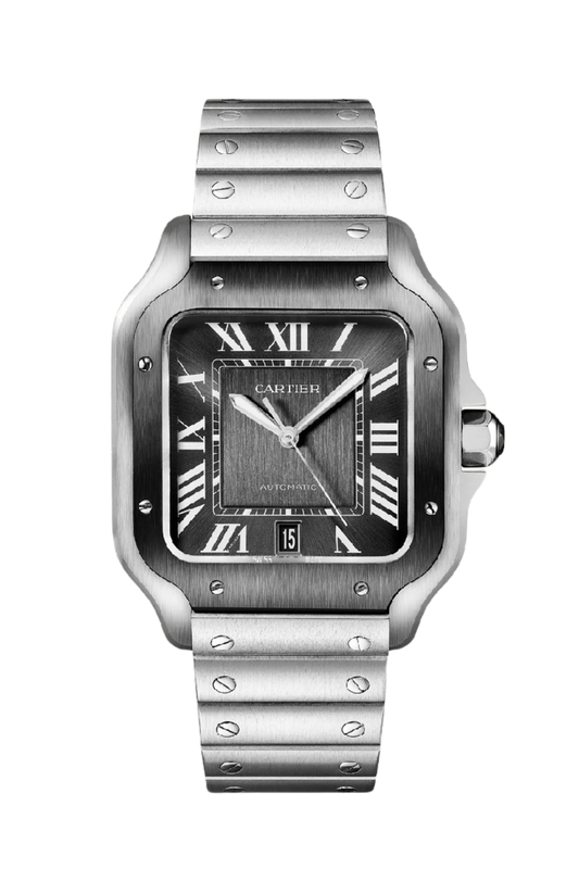 Santos De Cartier Steel ADLC LRG Black