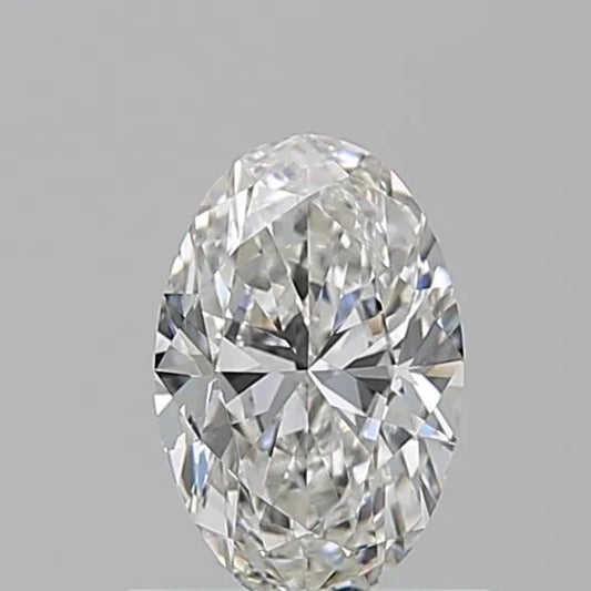 0.70ct Oval Natural Diamond (Colour G, Clarity IF, GIA Certified)