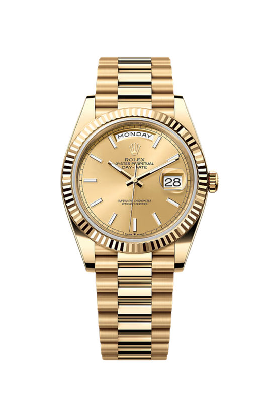 Day-Date 40 Yellow Gold Champagne Dial