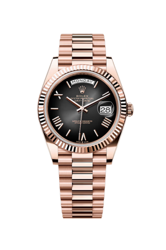 Day-Date 40 Everose Black Ombre