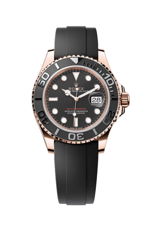 Yacht-Master 40 Everose Oysterflex Black