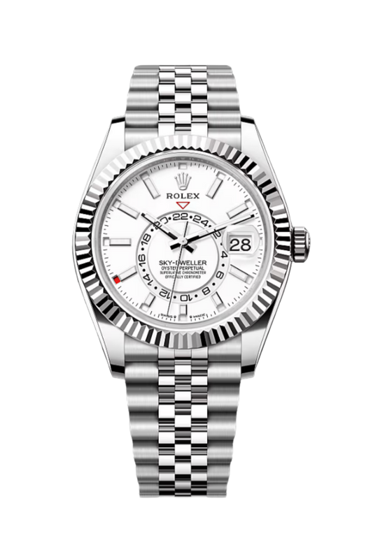 Sky-Dweller Oystersteel Jubilee White