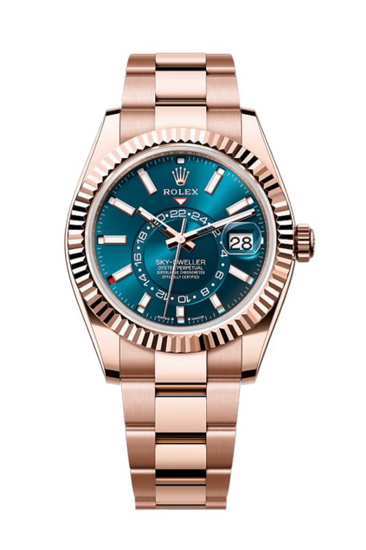 Sky-Dweller Everose Blue