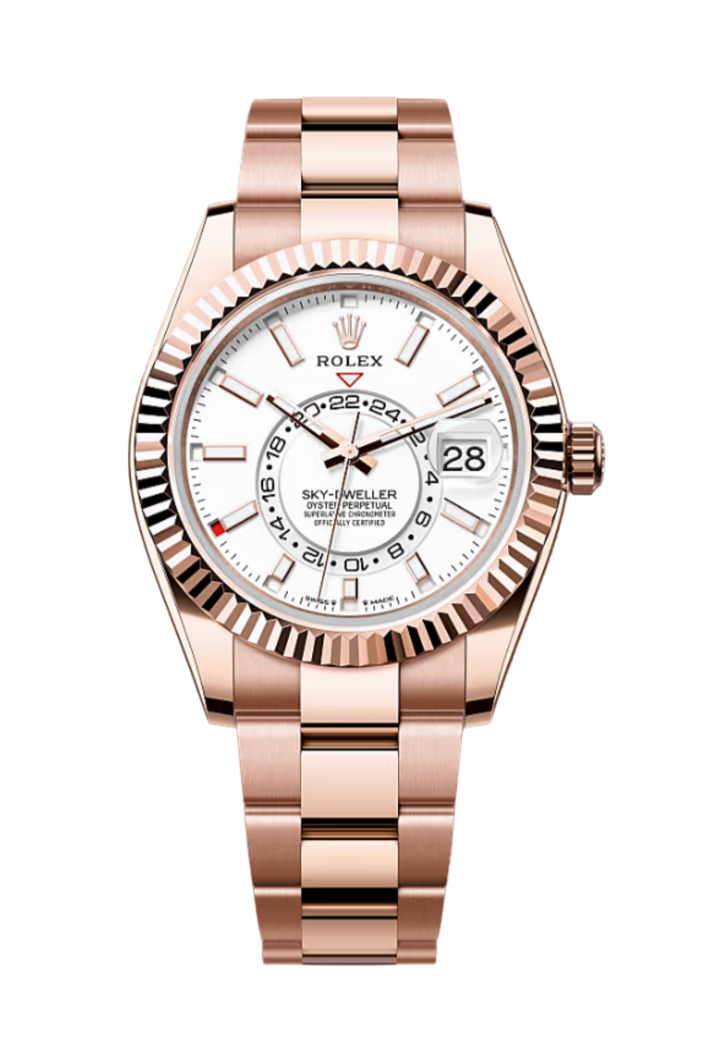 Sky-Dweller Everose White