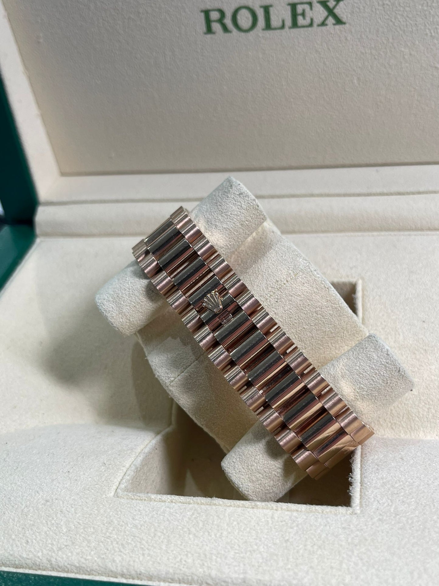Daydate 40 Anniversary 18K Rose Gold 'Olive'