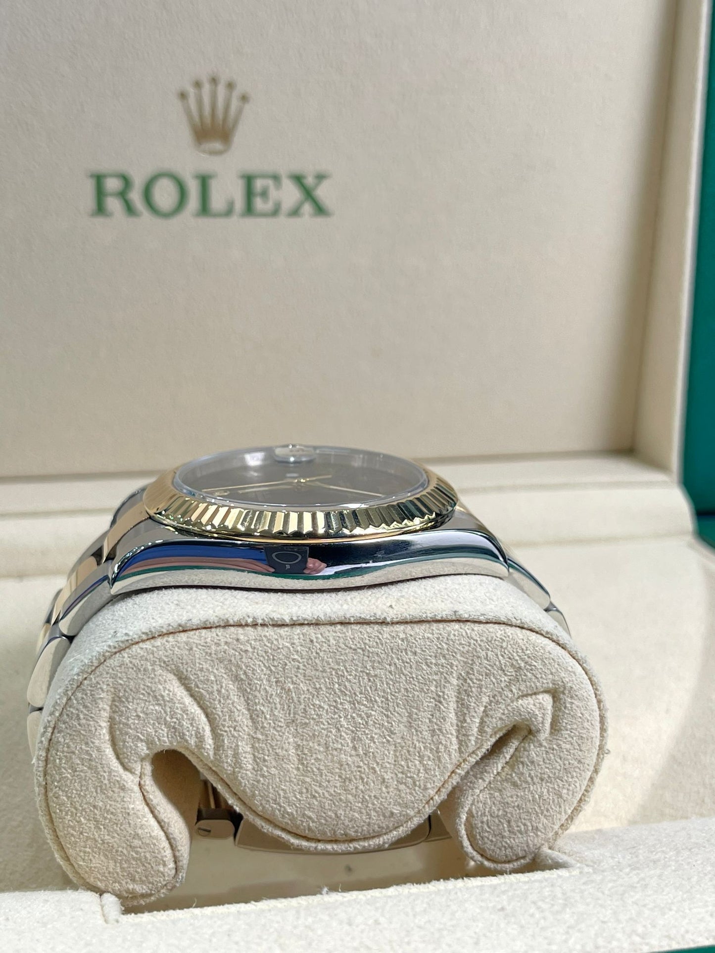 Datejust II 41 Steel & Gold Roman Dial