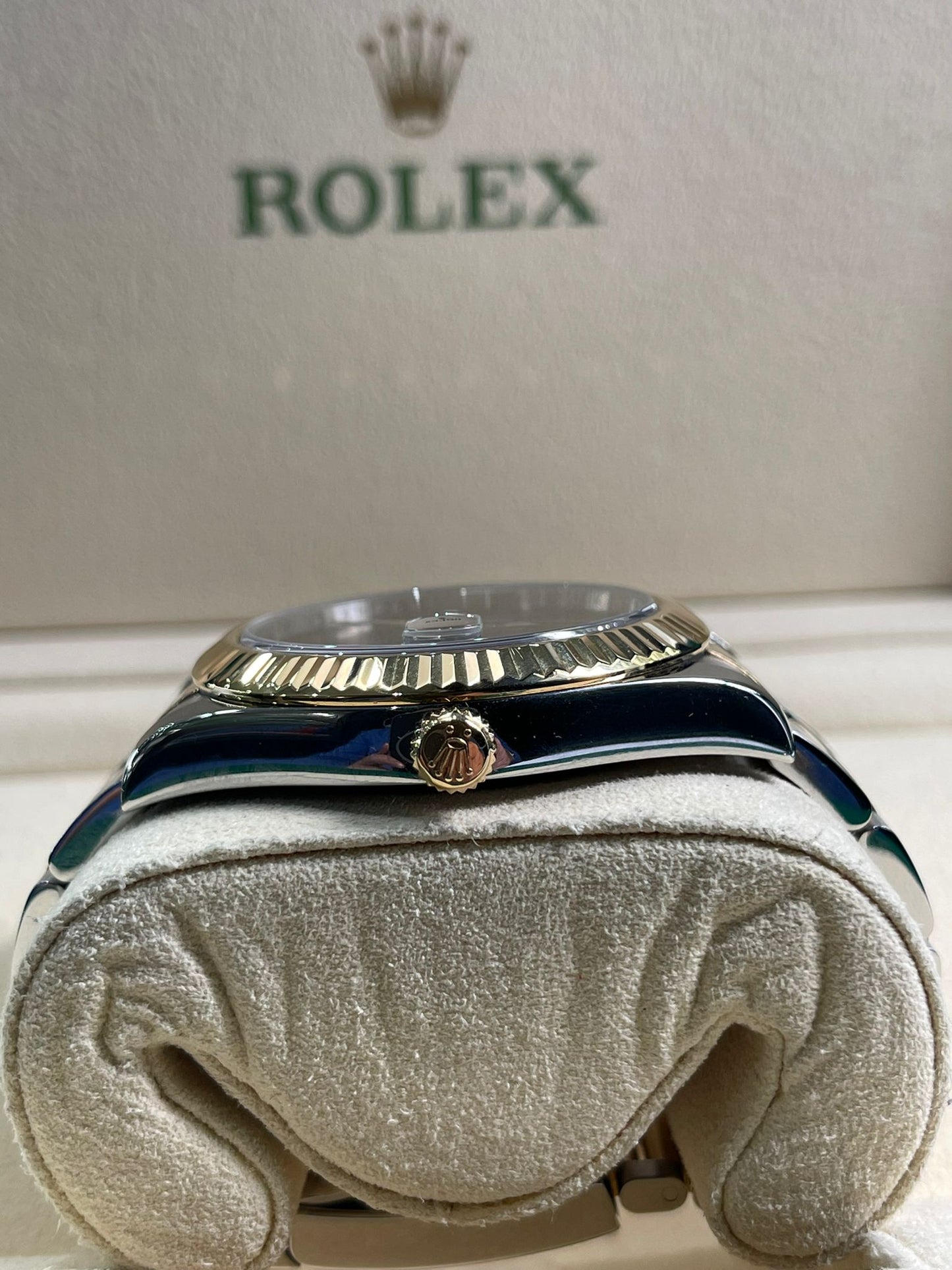 Datejust II 41 Steel & Gold Roman Dial
