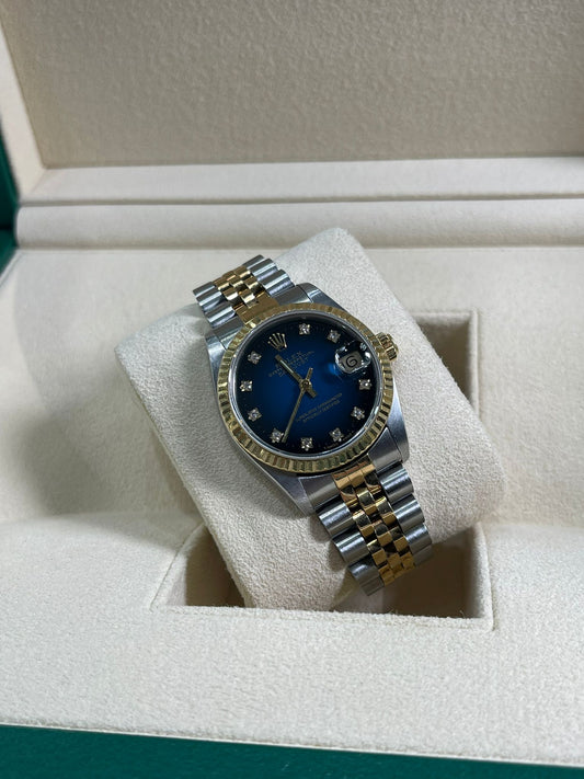 Datejust 36 Steel & Gold Jubilee Blue Ombre